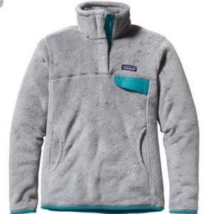 Patagonia Grey Retool SnapT Fleece Pullover Small